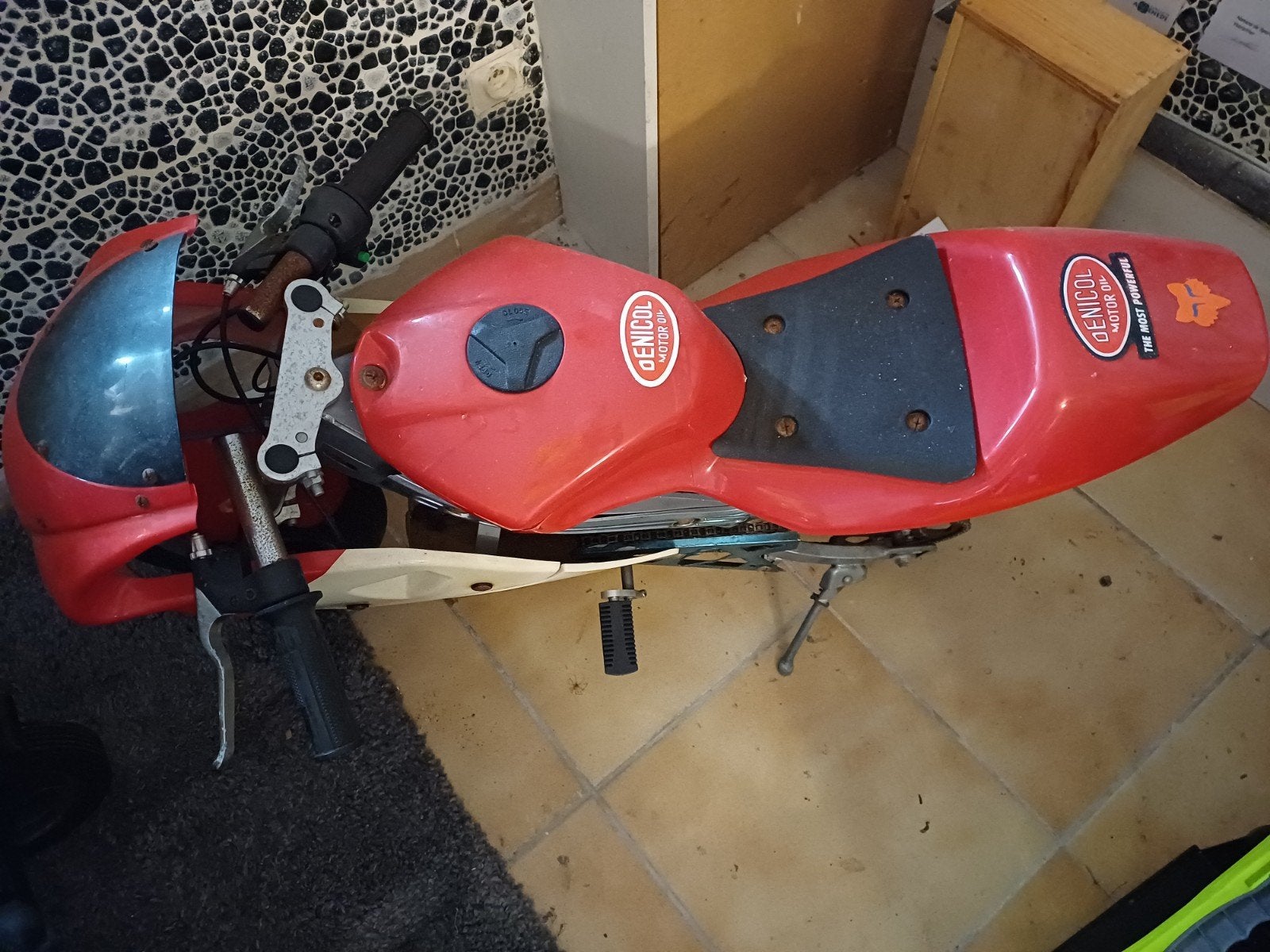 pocket bike, Enlèvement