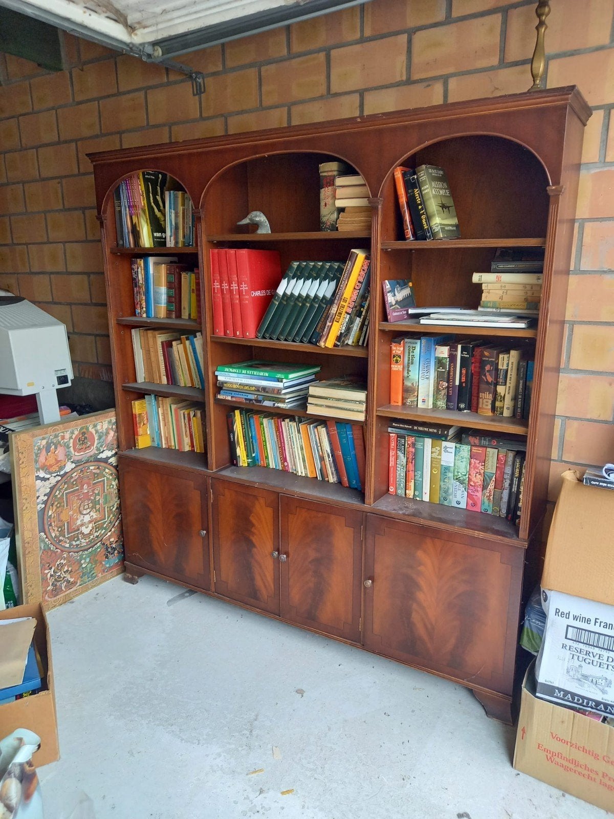 Boekenkast, Ophalen