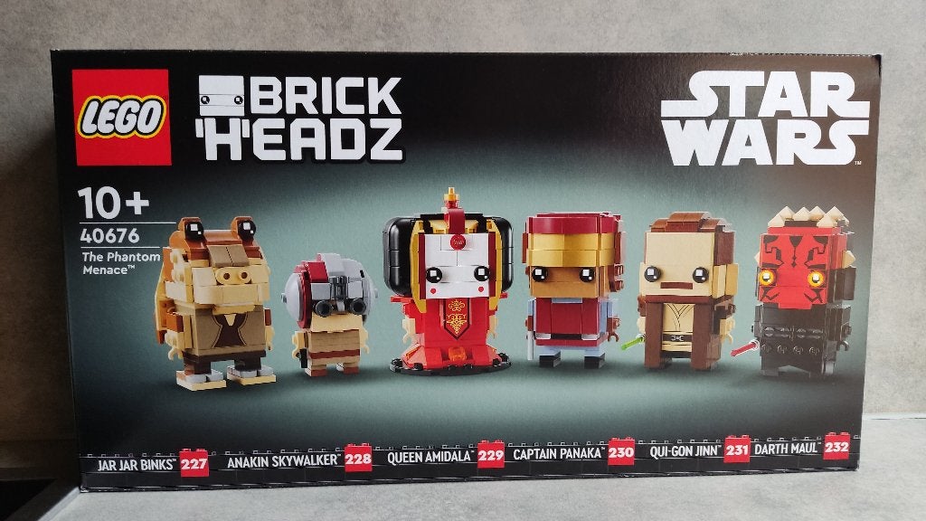 lego brickheadz 40676 star wars the phantom menace, BrickHeadz, Lego, Nieuw, Ophalen of Verzenden
