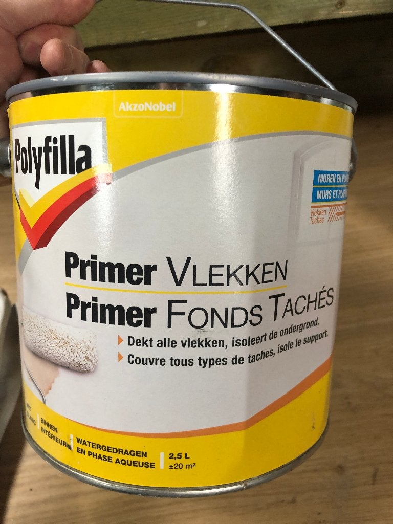 Primer Polyfilla Fonds tachés Murs & Plafonds, Neuf, Moins de 5 litres, Enlèvement, Peinture