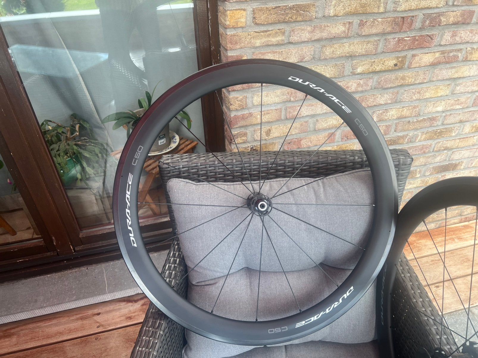 Jantes Dura-Ace C50 noires, Vélos & Vélomoteurs, Enlèvement ou Envoi, Comme neuf, Freins