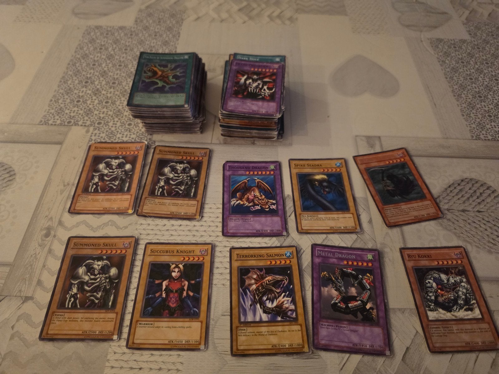 230 yu-gi-oh kaarten uit 1996, Ophalen of Verzenden, Gebruikt