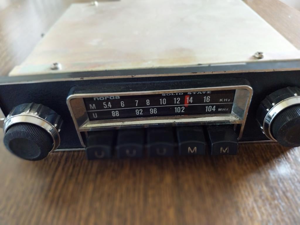 Retro auto radio, Auto diversen, Autoradio's, Ophalen of Verzenden