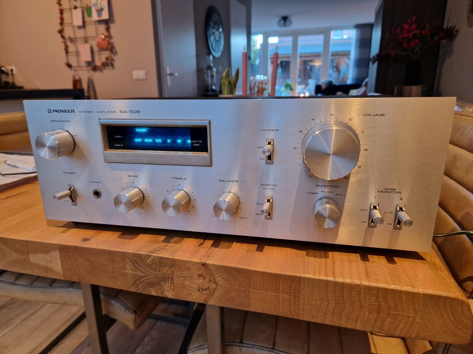 Pioneer SA-508 versterker blue-line serie, Audio, Tv en Foto, Ophalen, Gebruikt, Pioneer