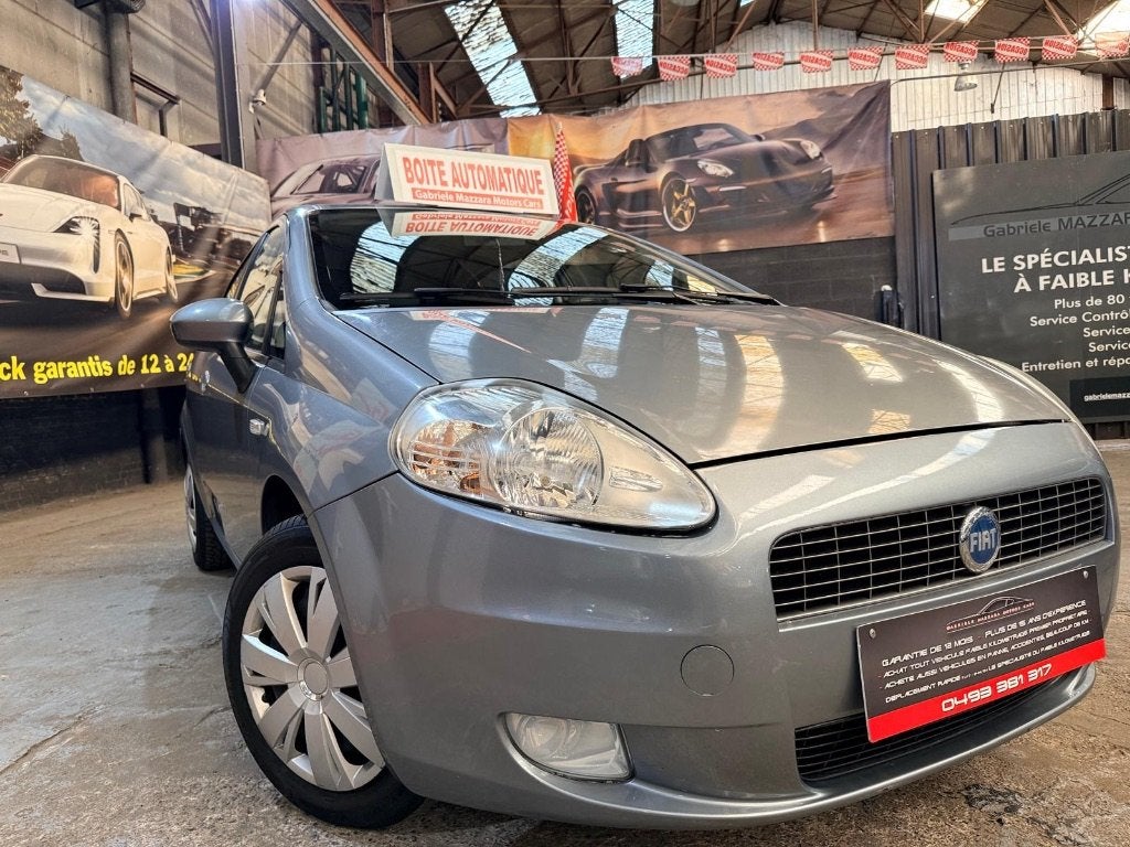 Fiat Punto 1.4i Automatique, 57 kW, Argent ou Gris, Achat, Garantie prolongée