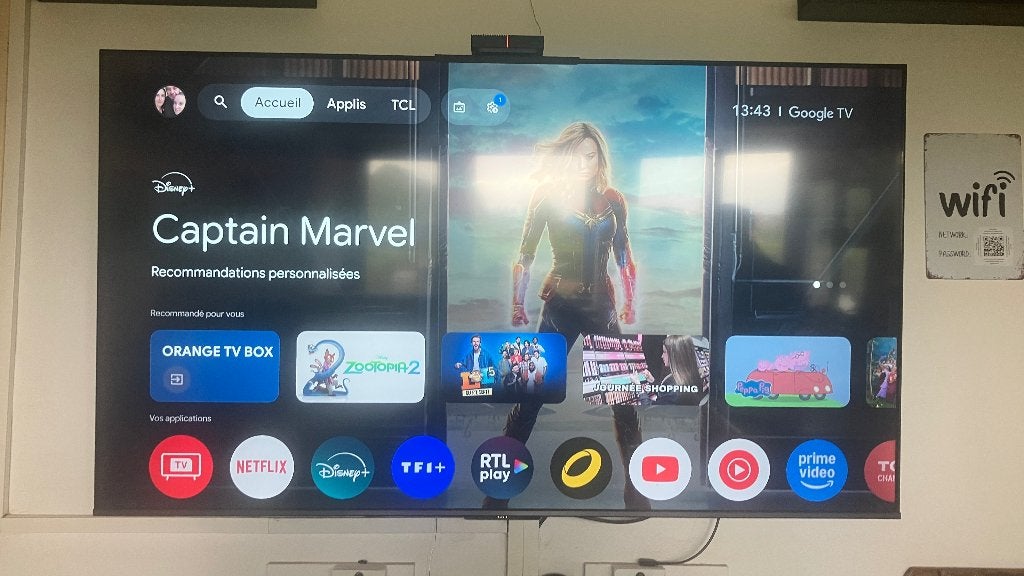 A VENDRE TV TCL 65 POUC, Audio, Tv en Foto, Televisies, QLED, 120 Hz, Zo goed als nieuw, 4k (UHD)