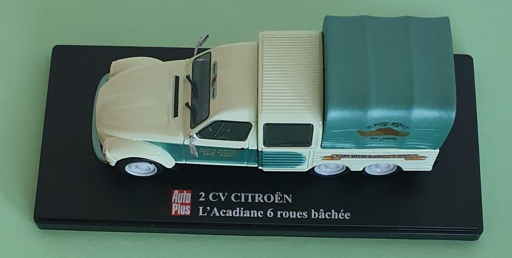 2 CV Citroën miniatuur - modelauto, Ophalen of Verzenden