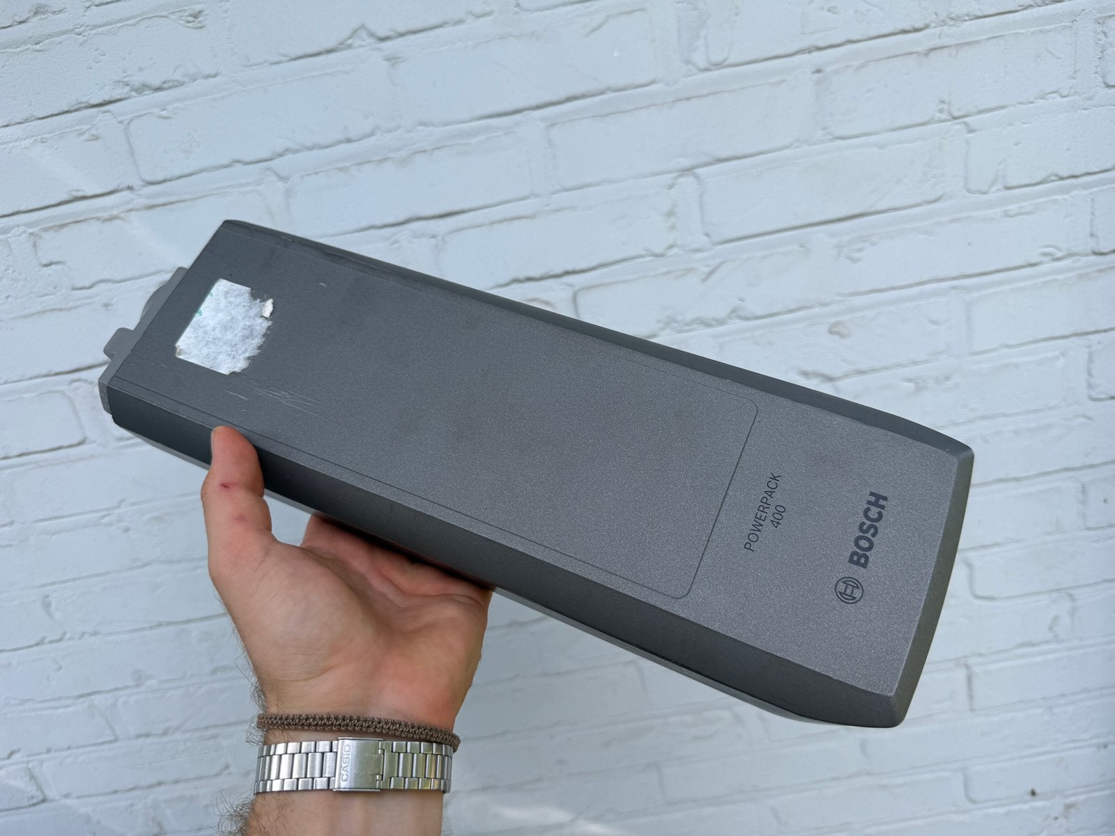 Bosch PowerPack batterij elevtrische Bosch fiets, Fietsen en Brommers, Fietsaccessoires | Fietsaccu's, Ophalen, Zo goed als nieuw