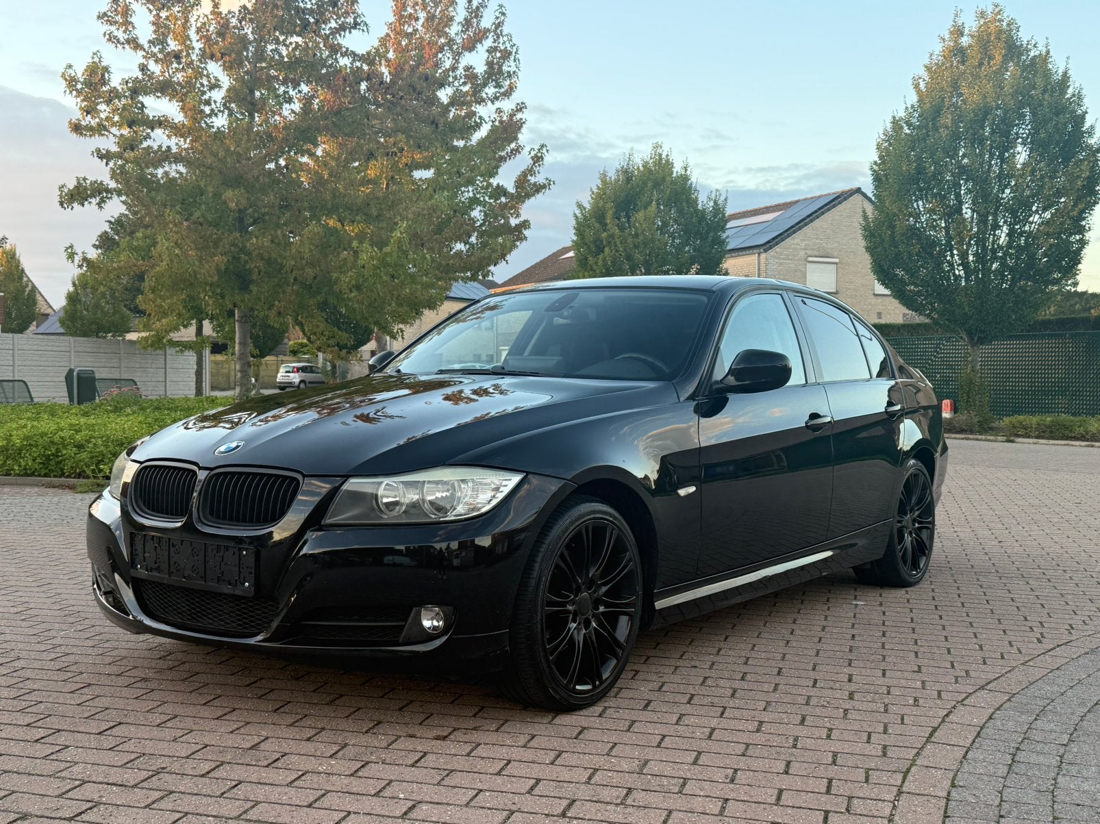Bmw 320 gekeurd voor verkoop, Auto's, Euro 5, Zwart, Leder en Stof, Zwart