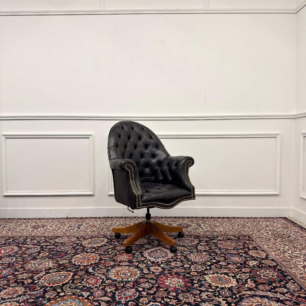 Klassiek Engels Chesterfield Bureaustoel, Enlèvement