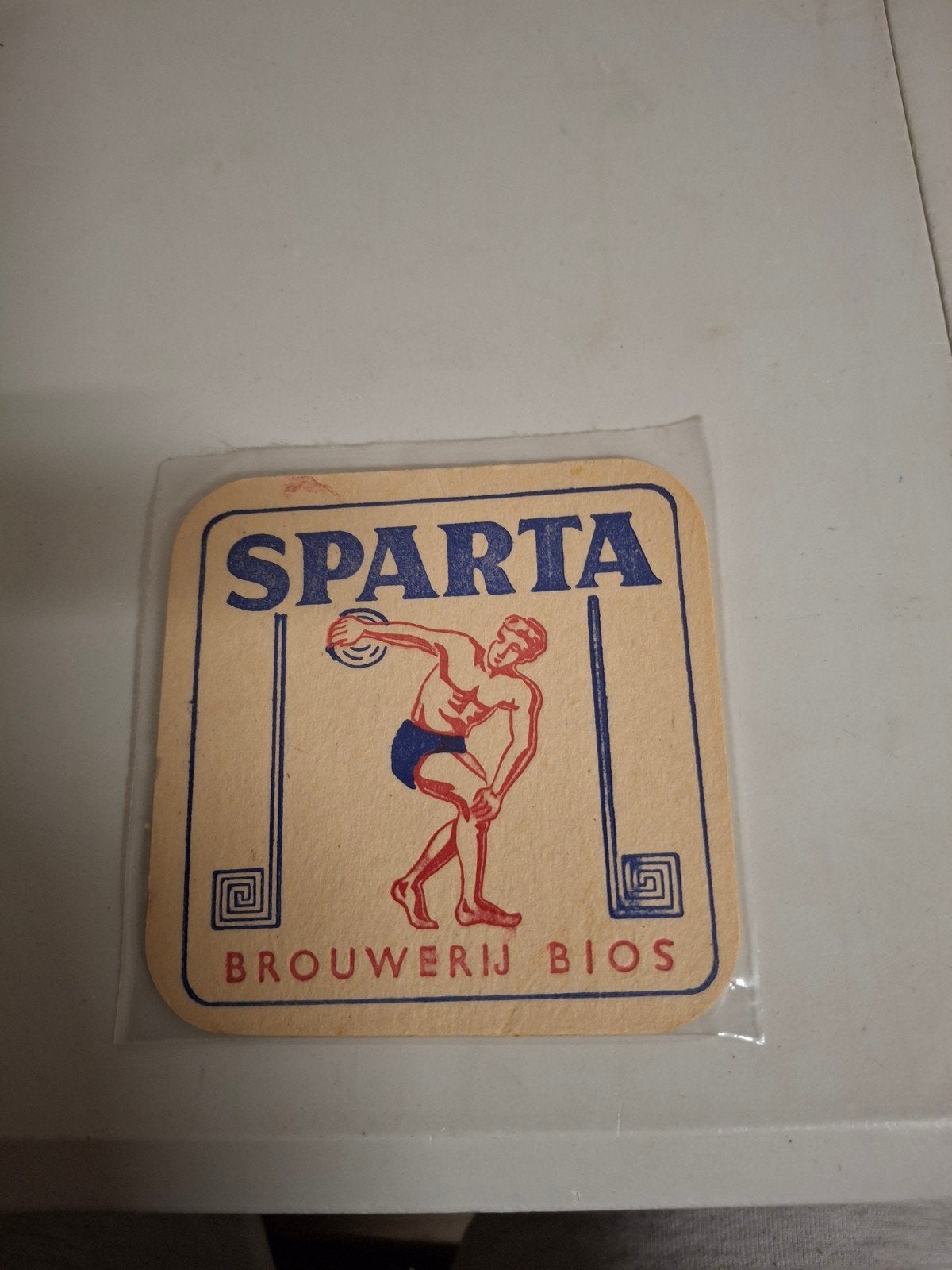 Oud bierviltje sparta bios ertvelde, Verzamelen, Ophalen of Verzenden