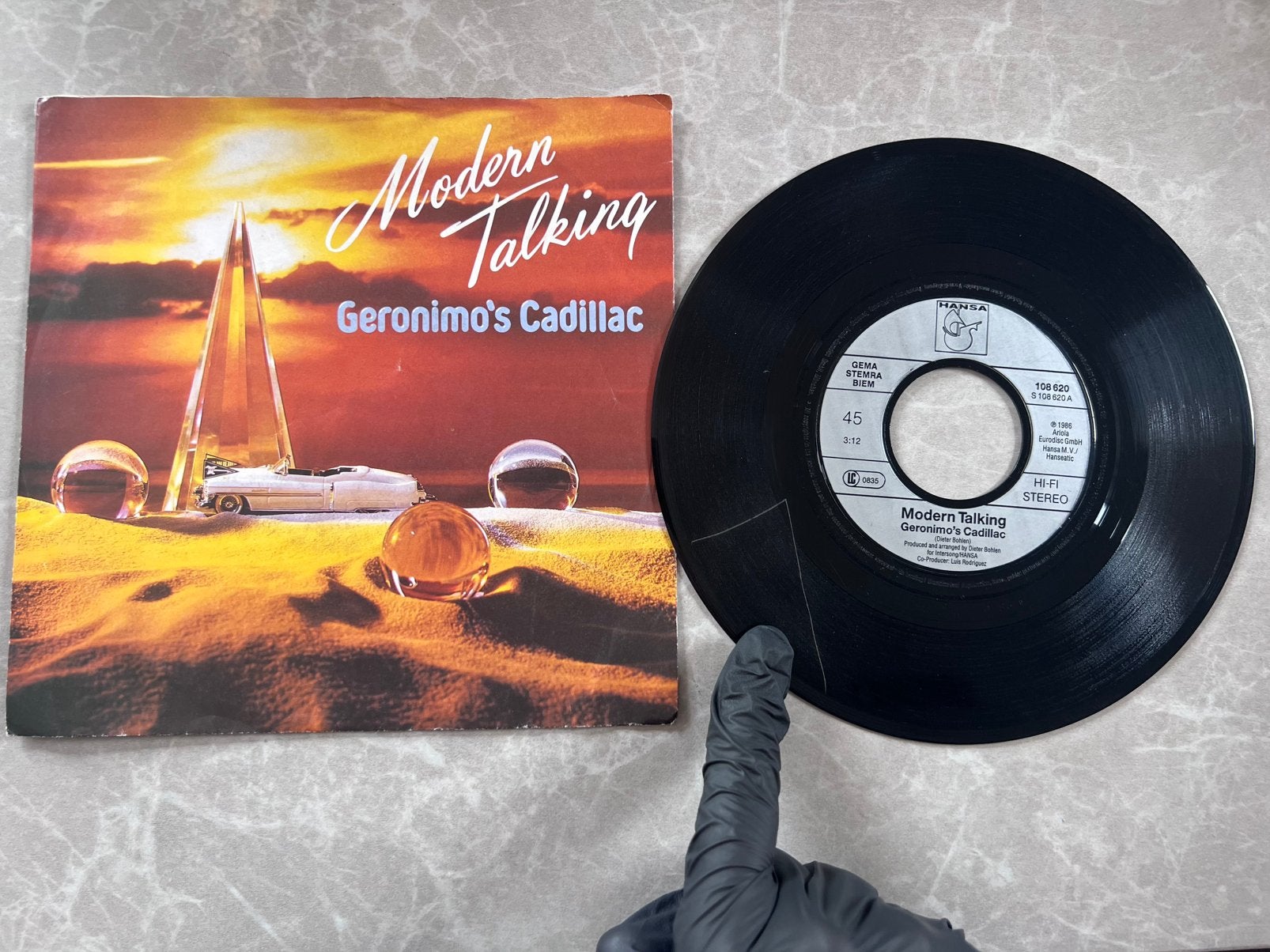 Vinyl 7" 45RPM Modern Talking, CD & DVD, Vinyles Singles, Utilisé, 7 inch, Enlèvement ou Envoi