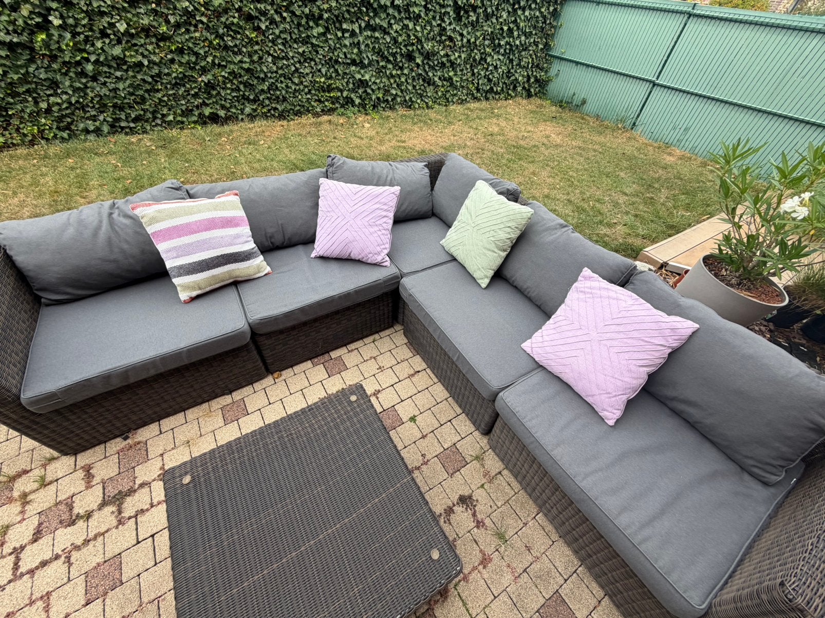 Tuinlounge Bristol - nieuwe kussens, Tuin en Terras, Ophalen, Gebruikt, Tuinset, 5 zitplaatsen