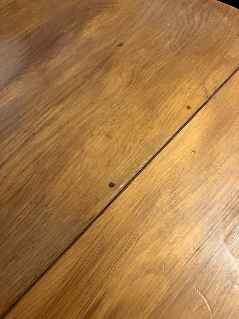 Table ronde (sans la rallonge centrale), Maison & Meubles, Enlèvement, Utilisé, Rond, Pin