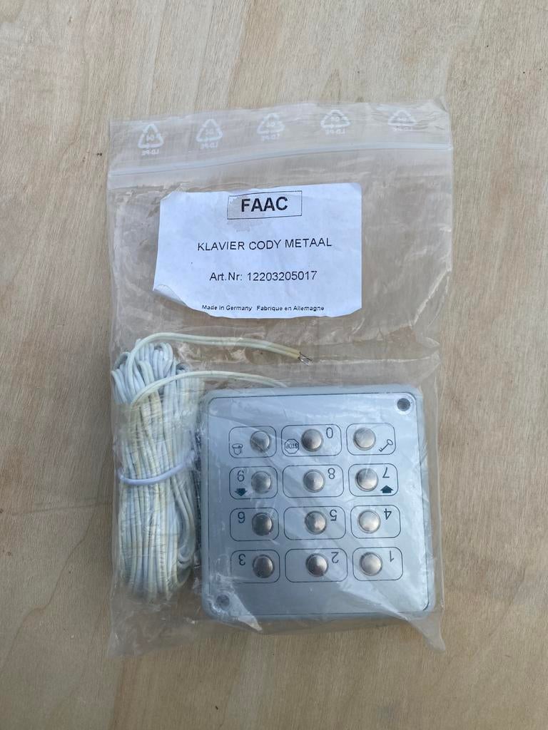 Faac codeklavier nr12203205017, Ophalen, Nieuw