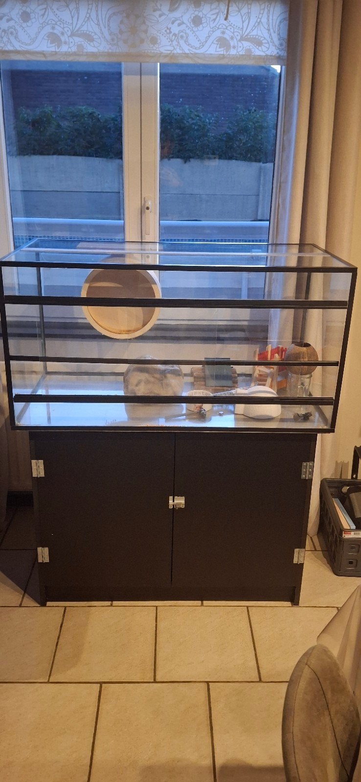 hamster terrarium 1m breed (goud hamster), Niche, Moins de 60 cm, 75 à 110 cm, Comme neuf