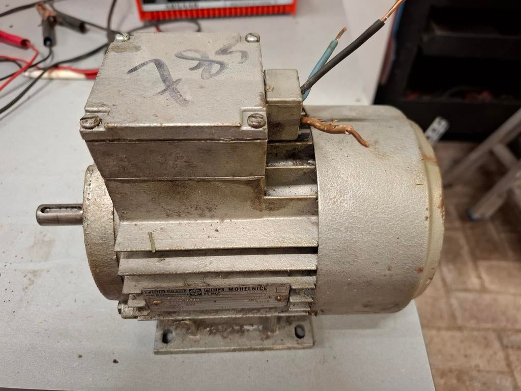 Elektromotor 380V  0,5 Pk, Enlèvement, Utilisé, Moteur électrique, Moins de 1400 tpm