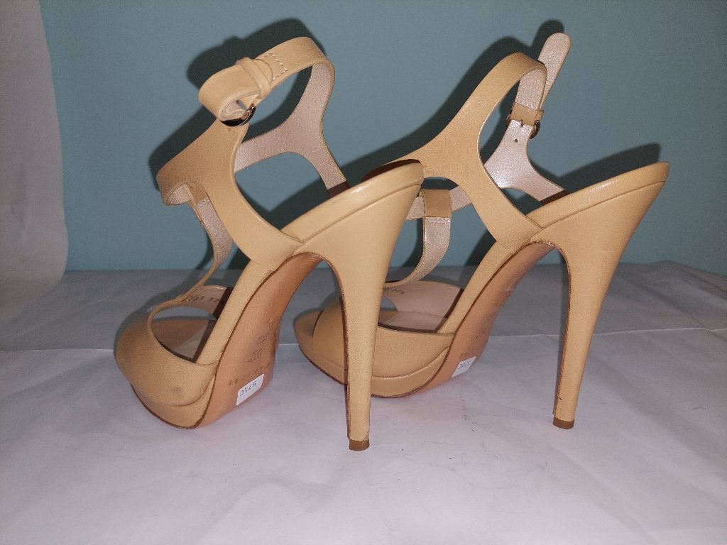 571C* Casadei - sexy vol leren sandalen hakken 13 cm (37,5), Overige kleuren, Verzenden, Schoenen met hoge hakken, Gedragen