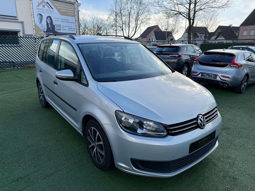 Volkswagen Touran Touran 1.6 TDI Trendline°7PL°GPS°EURO5, Voorwielaandrijving, Euro 5, Gebruikt, Zwart