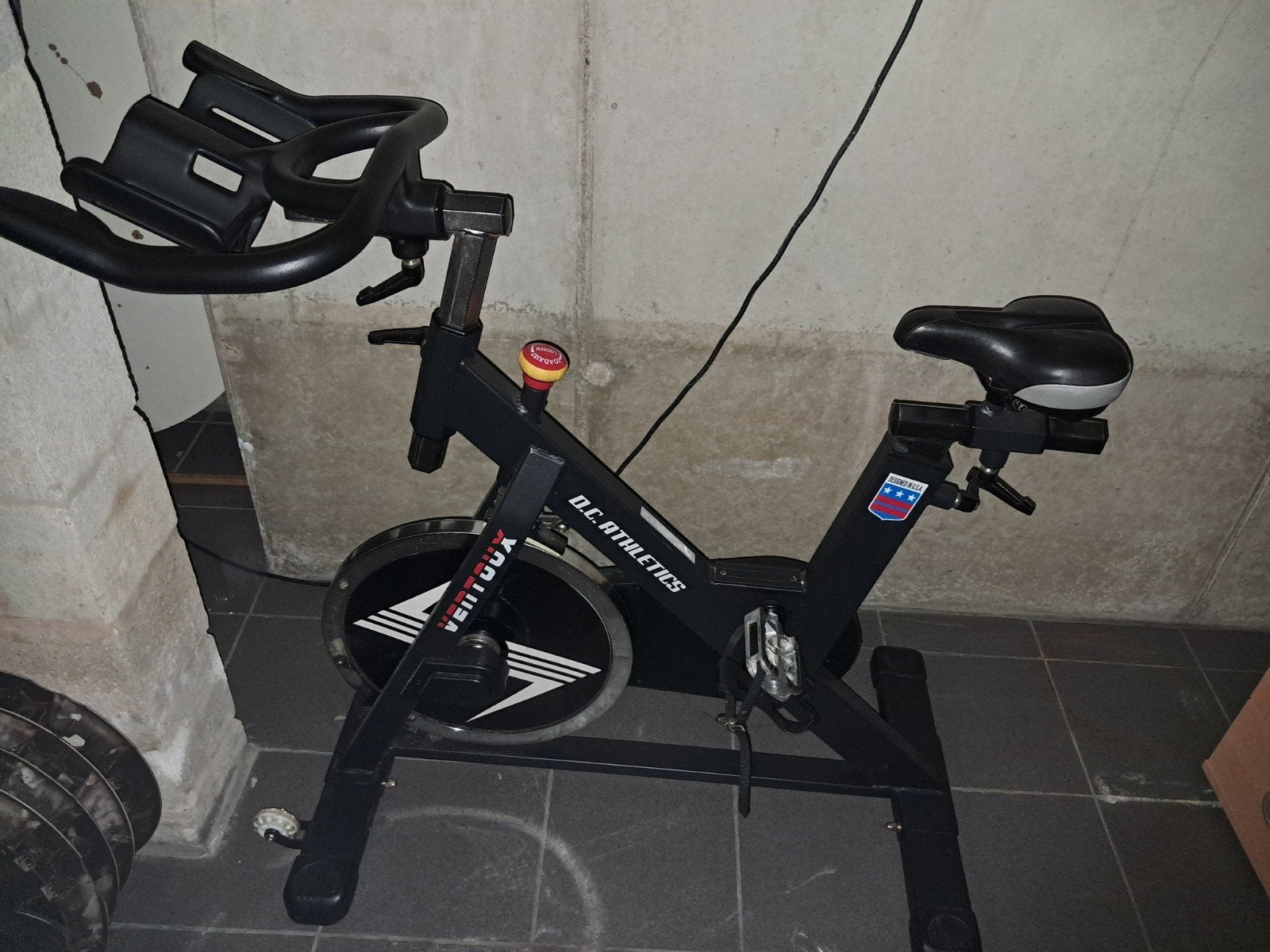 spinningfiets DC athletics, Sports & Fitness, Appareils de fitness, Enlèvement, Utilisé, Vélo de spinning
