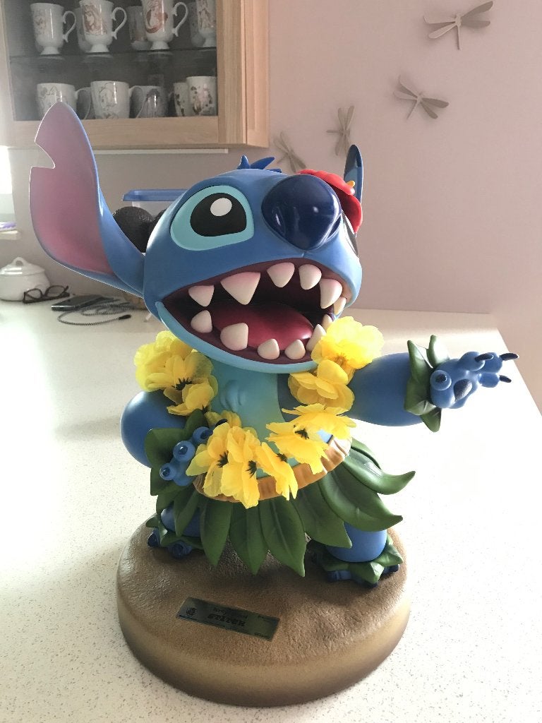 DISNEY - Stitch Hula - Statuette Master Craft 38cm, Enlèvement, Comme neuf, Autres types
