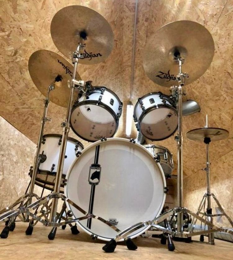 MAPEX BLACK PANTHER DRUMKIT / Zildjan., Musique & Instruments, Batteries & Percussions, Comme neuf, Enlèvement