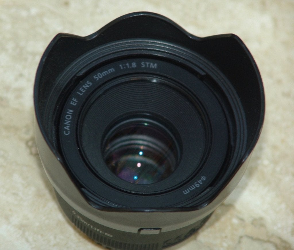 Canon EF 50 mm F1.8 STM, Canon, Ophalen of Verzenden, Zo goed als nieuw, Standaardlens