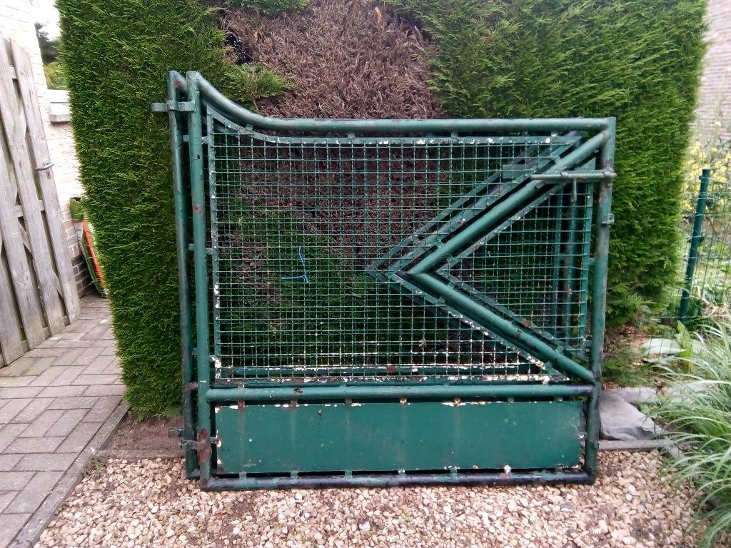 Oud, zware poort, Enlèvement, Utilisé, Fer