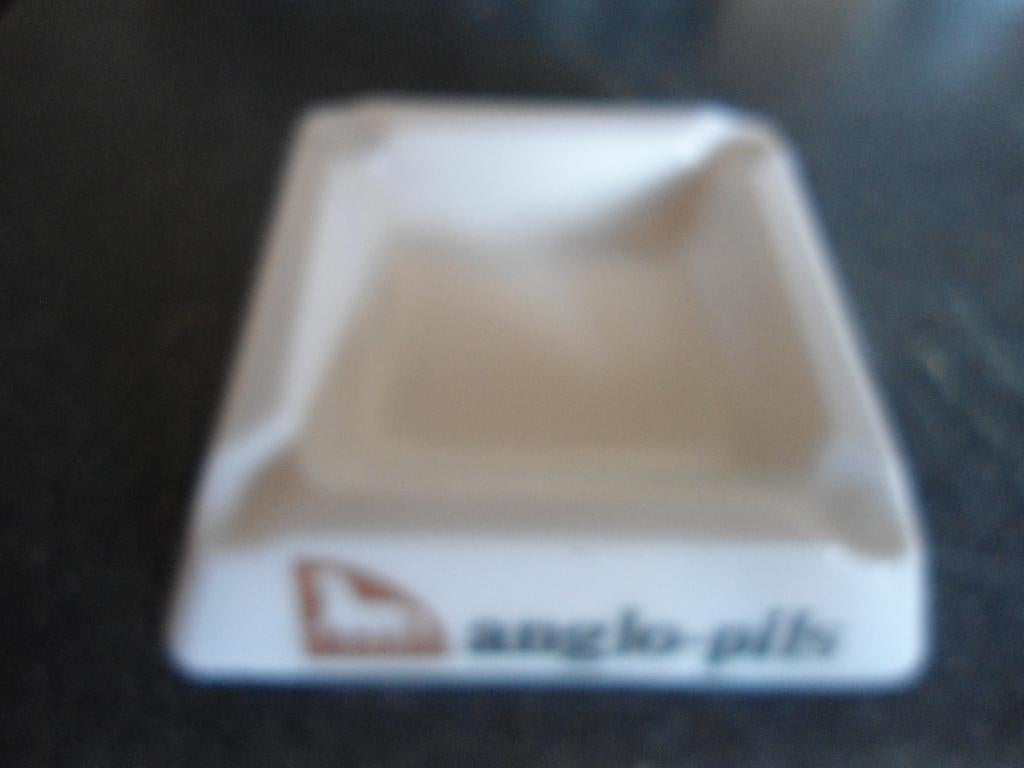 Oude asbak Anglo-Pils bier Uitstekende conditie, Verzamelen, Ophalen of Verzenden, Zo goed als nieuw, Asbak