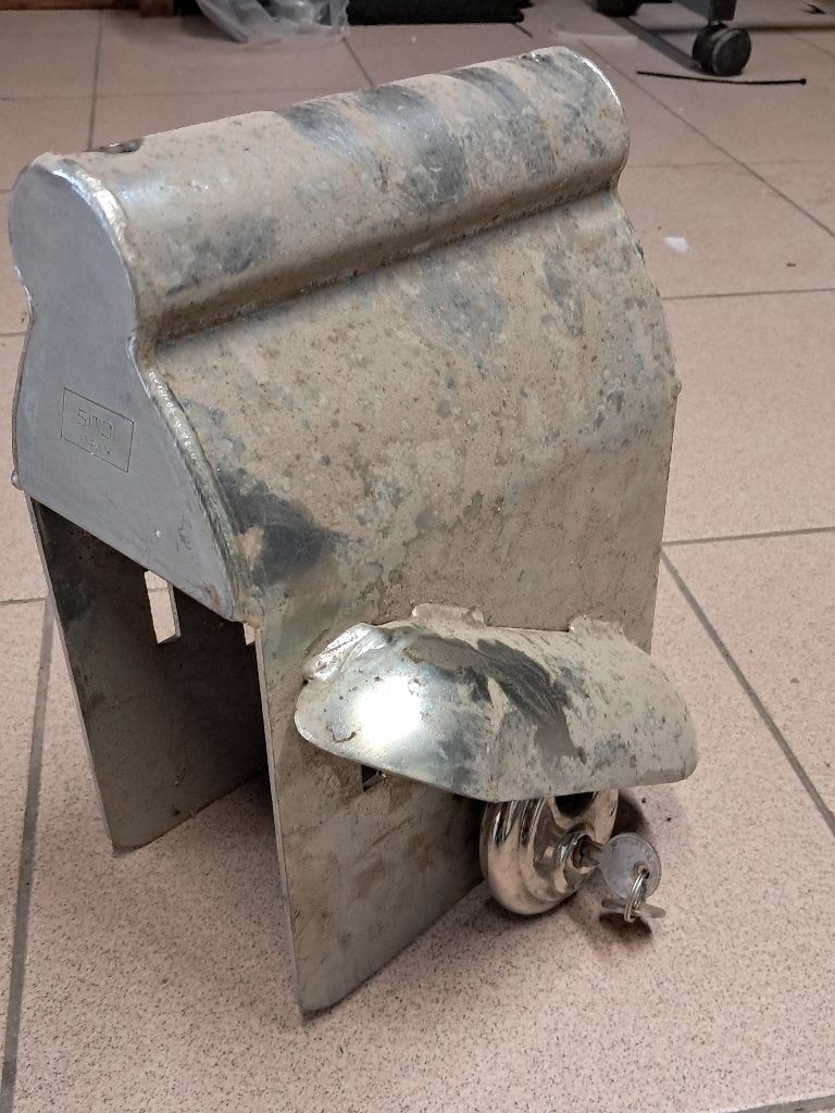 aanhangwagenslot, Ophalen, Gebruikt