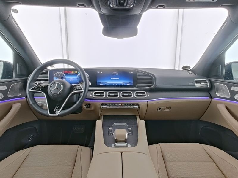 Mercedes-Benz GLE 350 de 4M AMG Premium Plus *BEIGE LEDER* N, Auto's, Mercedes-Benz, Automaat, Gebruikt, Beige, Adaptive Cruise Control