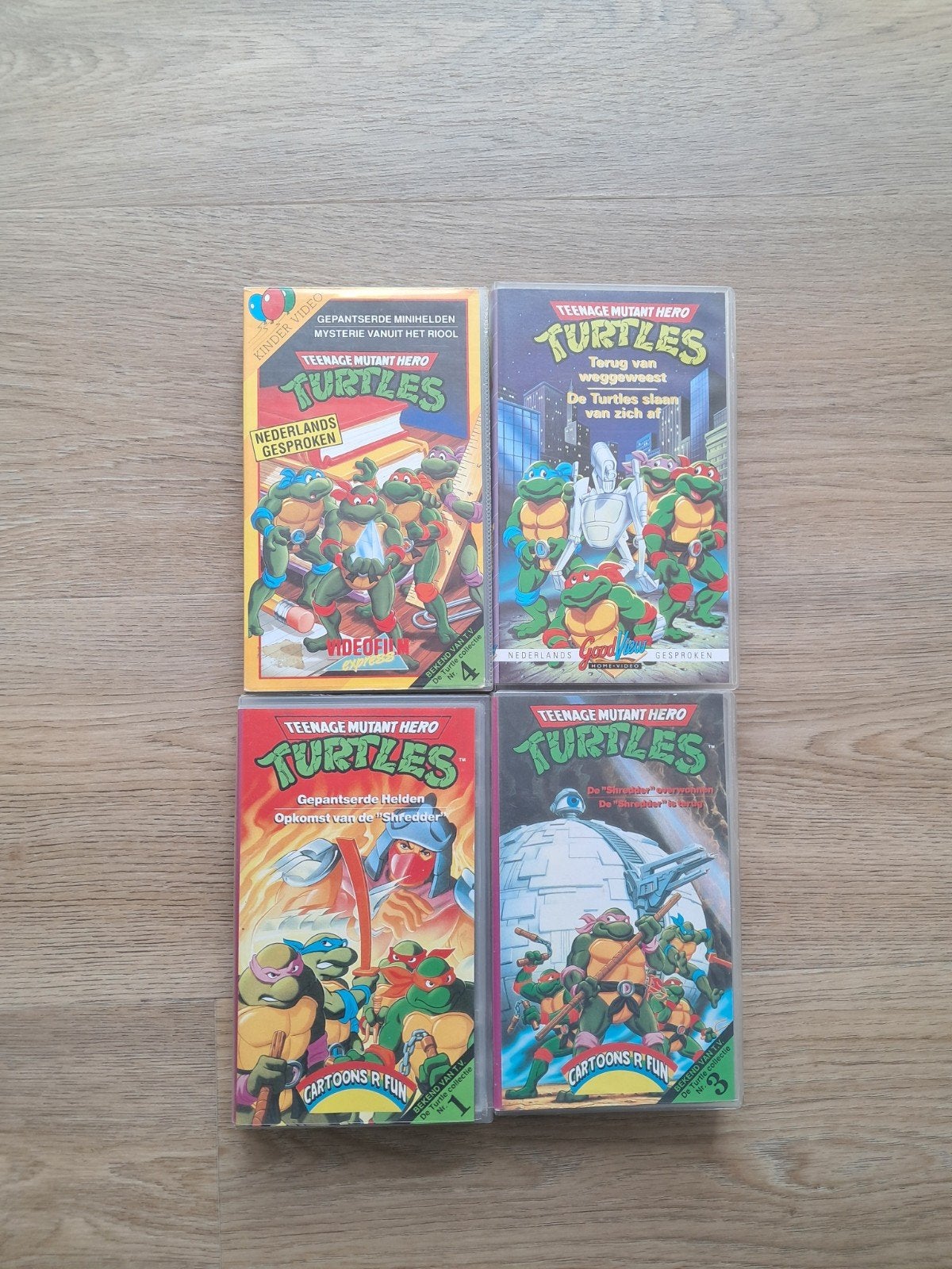 Vhs teenage mutant ninja turtles, Cd's en Dvd's, Ophalen of Verzenden