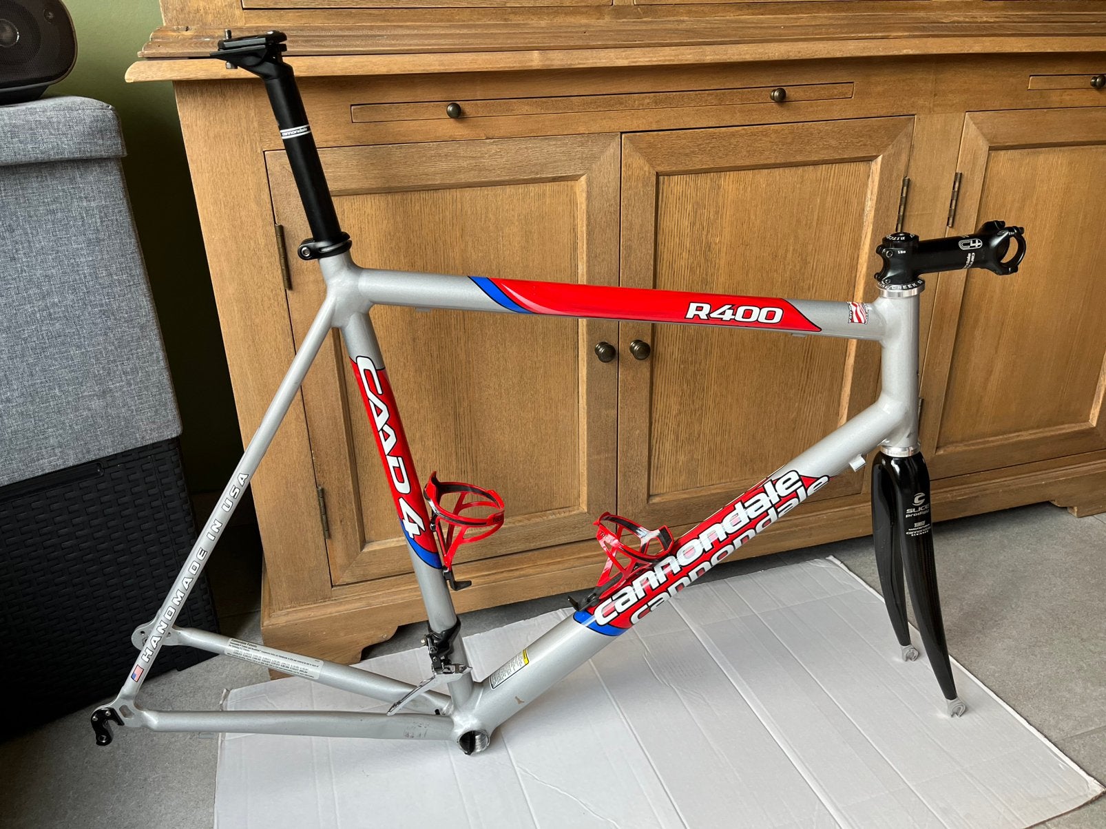 Cannondale Caad 4 frameset ., Vélos & Vélomoteurs, Frein sur jante, Enlèvement ou Envoi, Aluminium, 57 à 61 cm