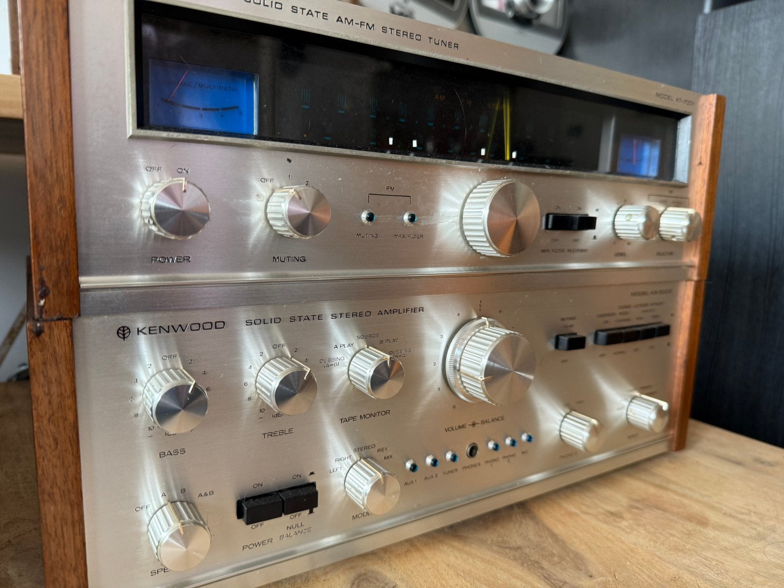 Kenwood versterker en tuner, Audio, Tv en Foto, Versterkers en Ontvangers, Ophalen of Verzenden, Zo goed als nieuw