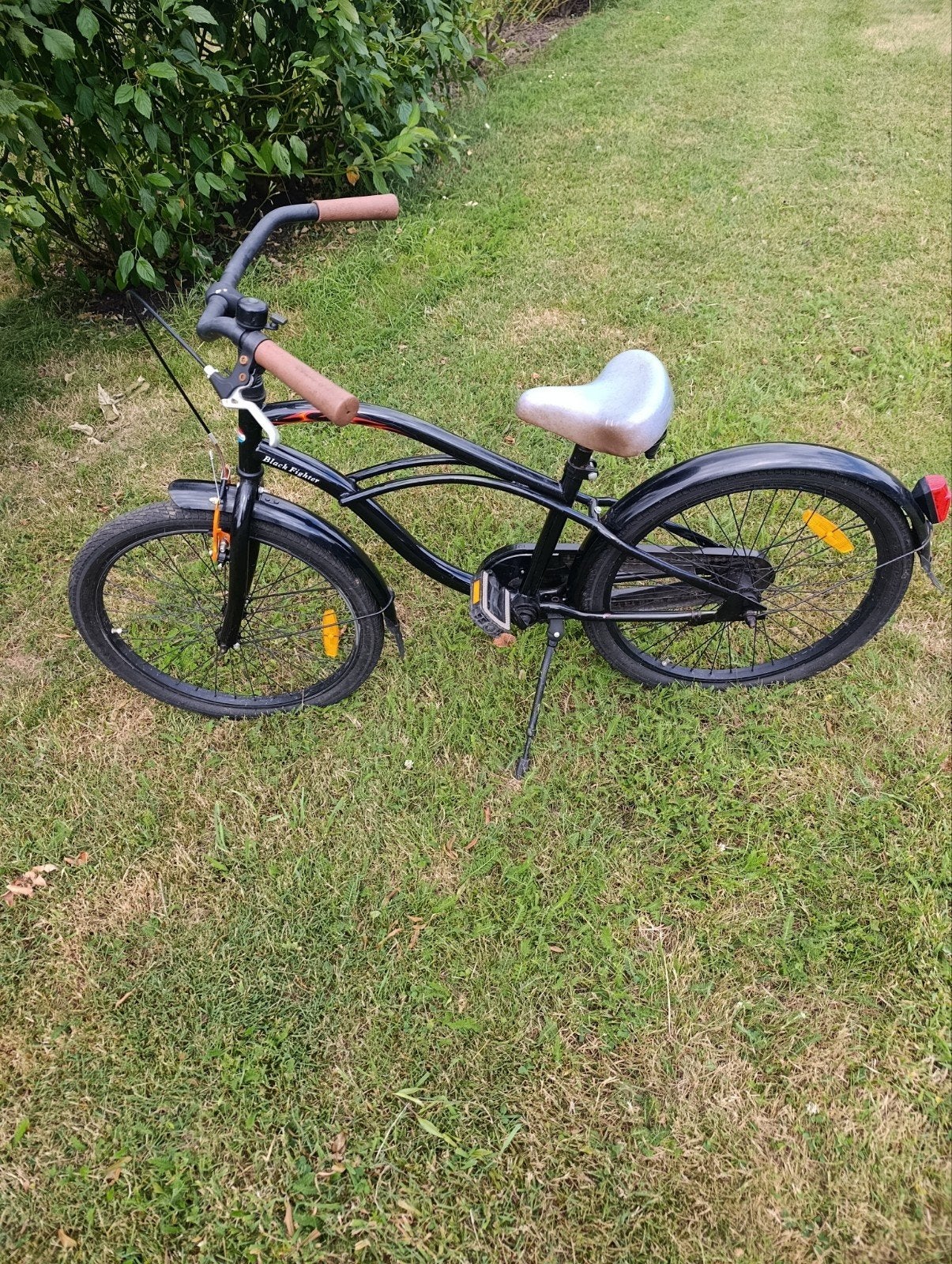 Kinderfiets Black fighter, Fietsen en Brommers, Fietsen | Cruisers en Lowriders, Ophalen