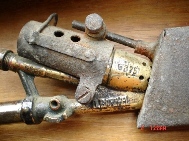 antieke brander metaal en koper 10 €, Antiek en Kunst, Ophalen of Verzenden