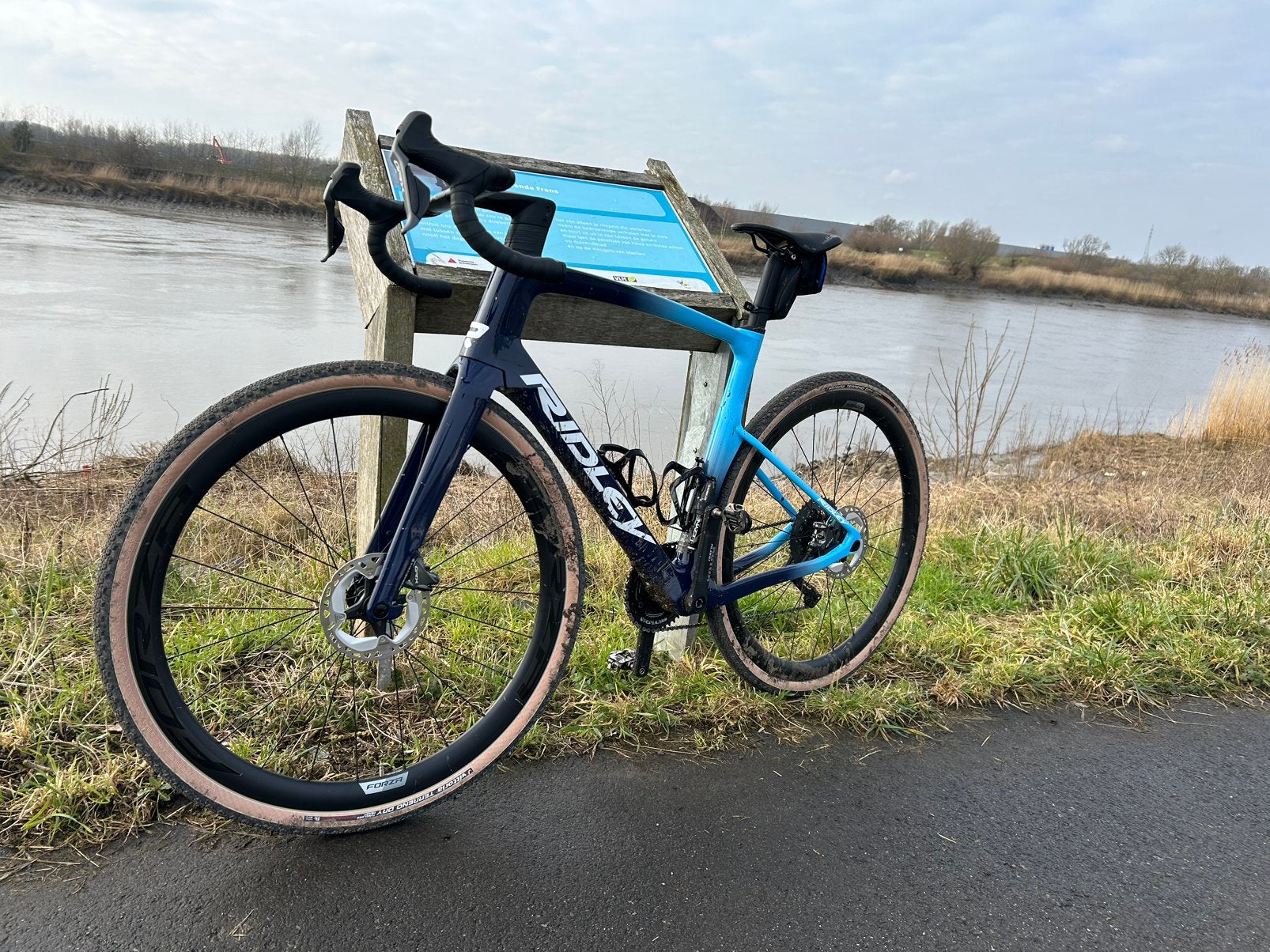Gravelbike Ridley Kanzo Fast DI2 GRX 800 Bwjr 2025 maat M, Fietsen en Brommers, Ophalen, Zo goed als nieuw, Carbon
