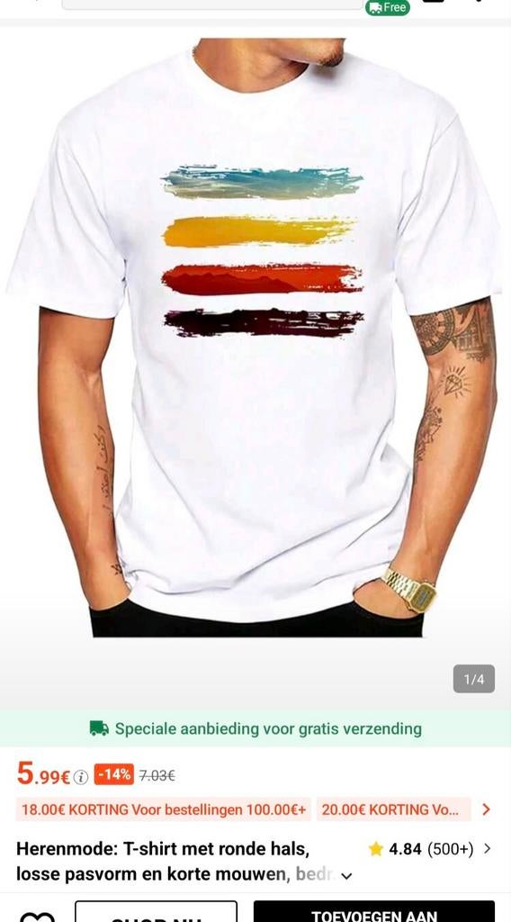 Nieuw! T-shirt maat L, Ophalen of Verzenden, Nieuw, Maat 52/54 (L), Shein