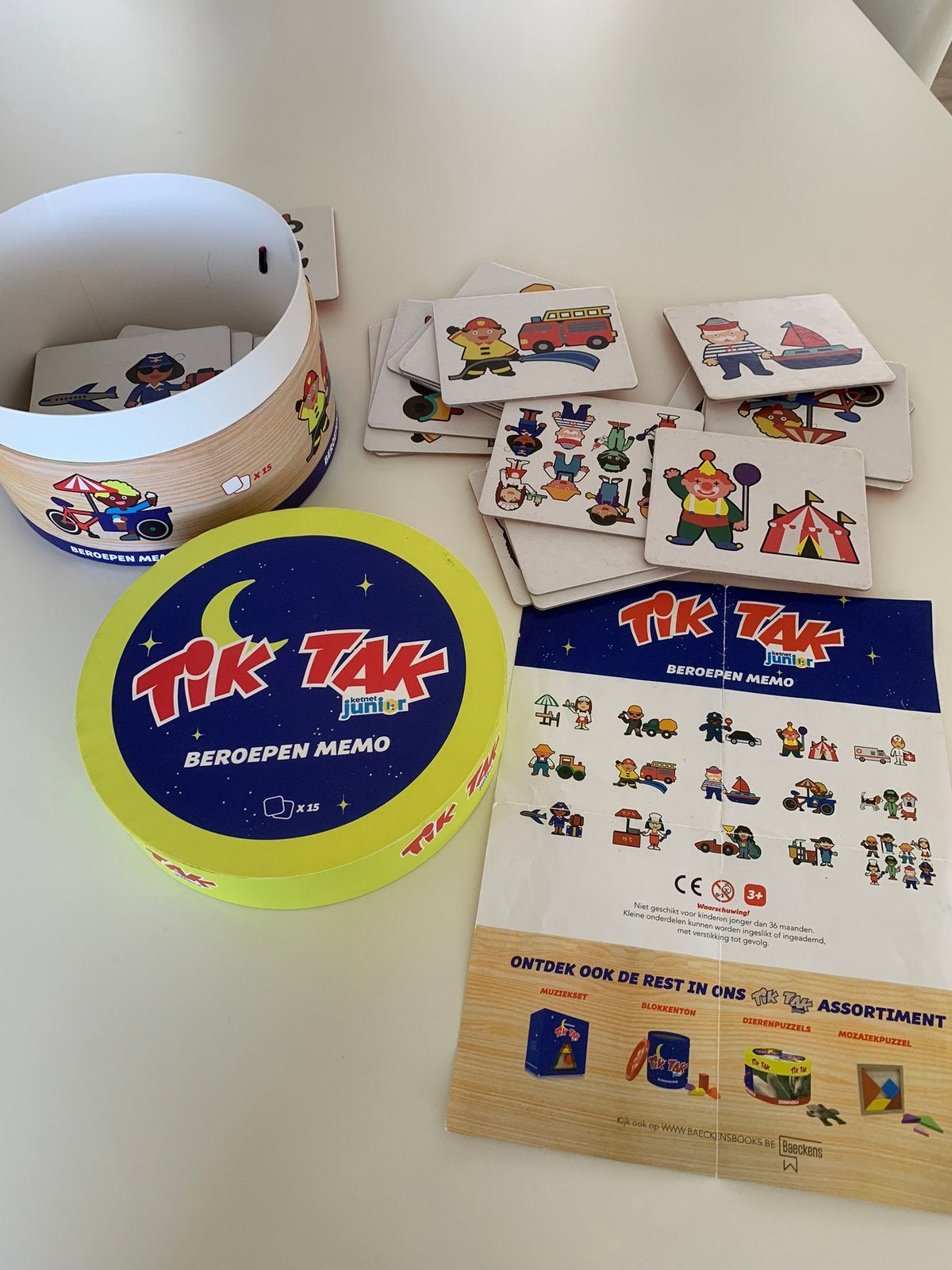 Memoryspel, Kinderen en Baby's, Ophalen