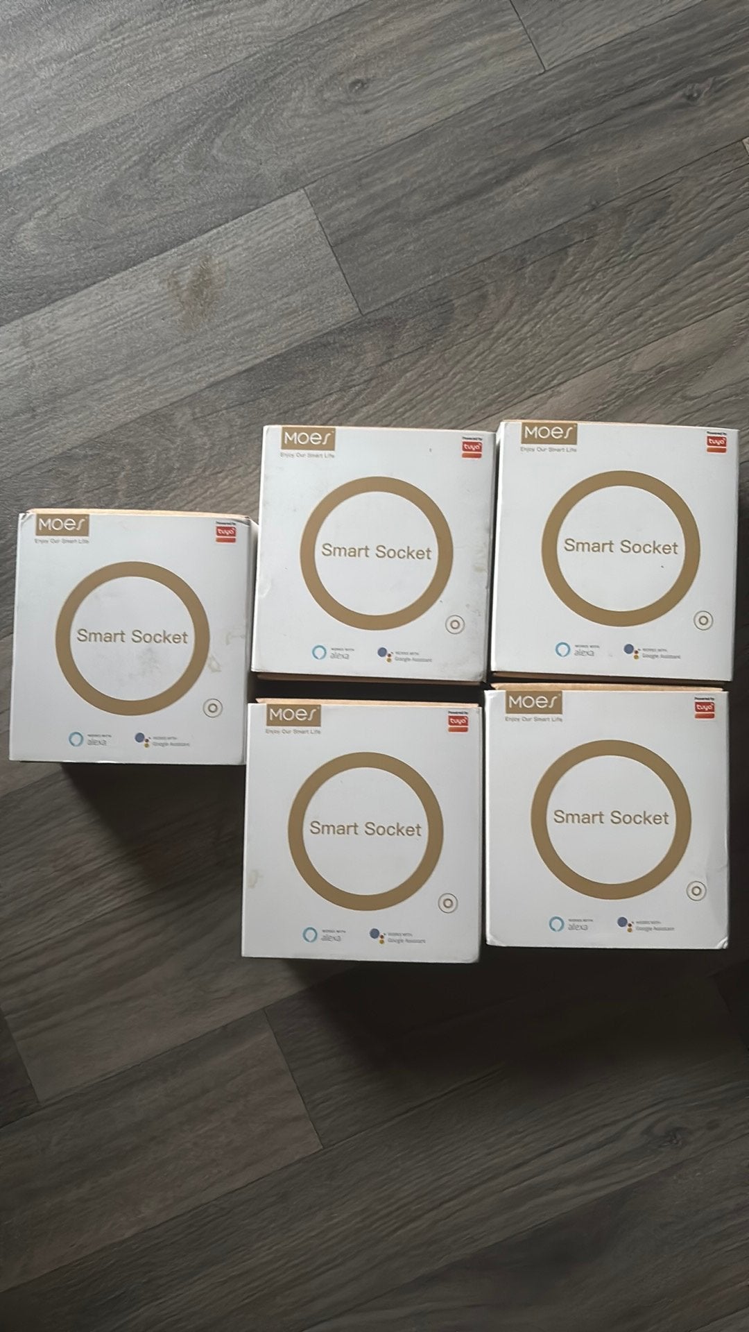 Prise connectée encastrable wifi (Power monitoring) - Neuve, Enlèvement ou Envoi, Neuf, Gris, Verre
