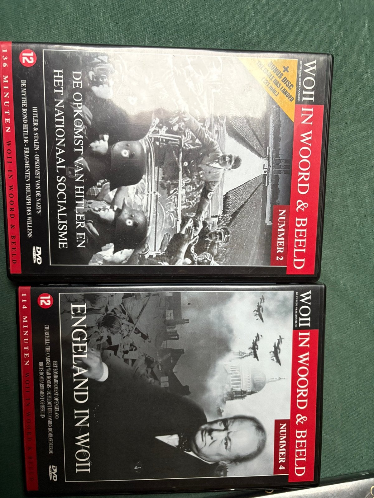 WO2 in woord en beeld nr2(2dvd)+nr4+dvd The eagle has landed, Verzamelen, Ophalen of Verzenden, Overige typen