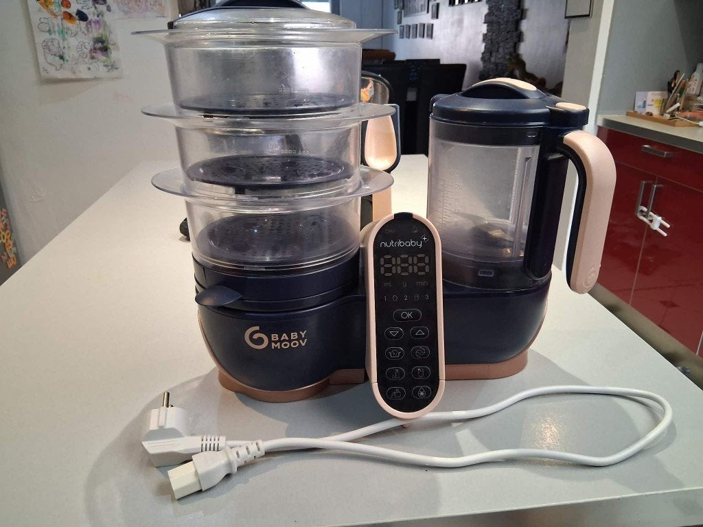 Nutribaby(+) - Robot culinaire multifonctions, Préparateur de repas pour bébé, Enlèvement, Automatique, Babymoov