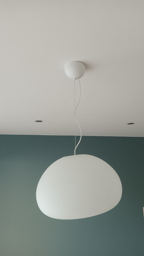 Muuto Fluid hanglamp - Opaalglas - Design, Enlèvement, Comme neuf, Verre