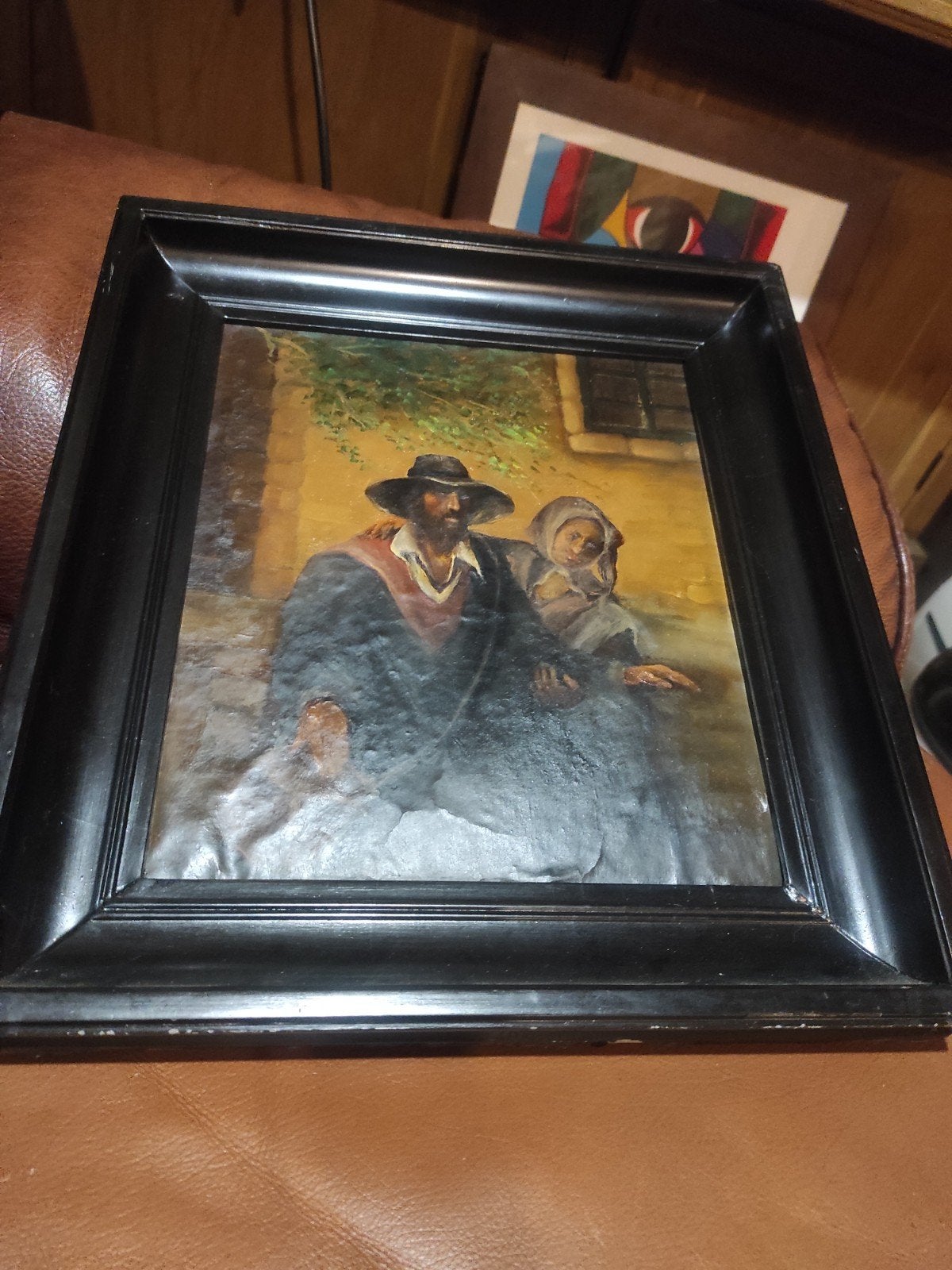 Heel mooi schilderij., Antiek en Kunst, Ophalen, Papier