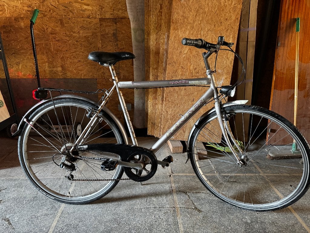 herenfiets, Fietsen en Brommers, Gebruikt, Velgrem, Versnellingen, 53 tot 57 cm