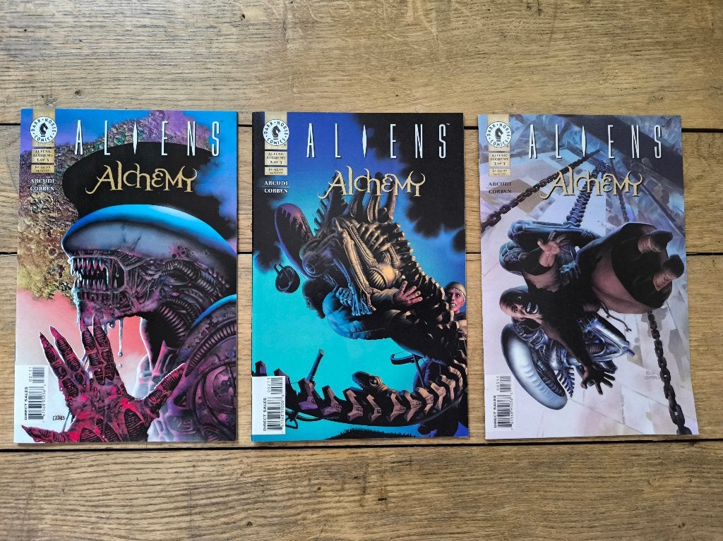 Aliens: Alchemy #1 -3 Dark Horse Comics 1997, Richard Corben, Boeken, Strips | Comics, Eén comic, Amerika, Richard Corben, Ophalen of Verzenden