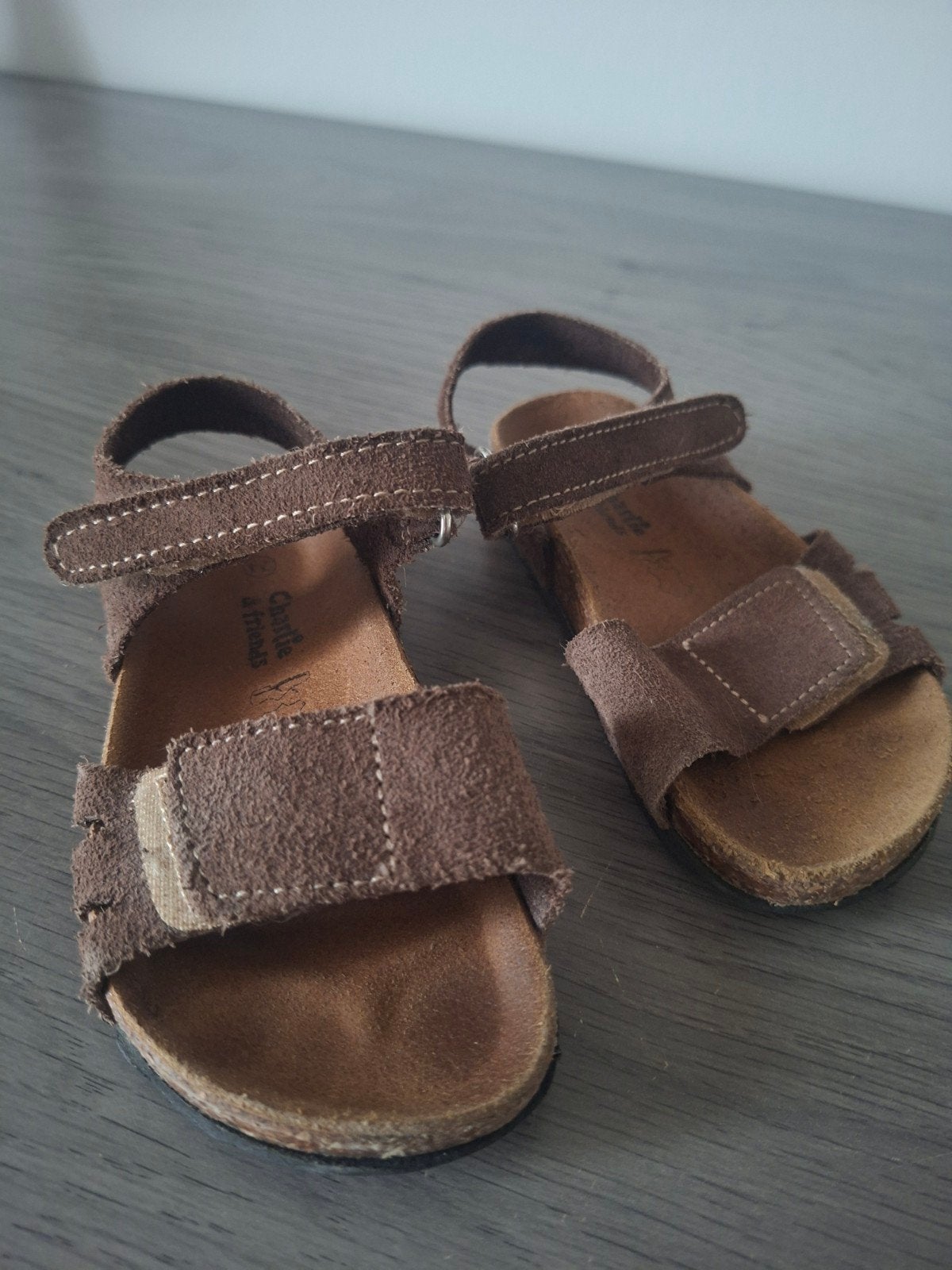 lederen sandalen maat 24, Ophalen