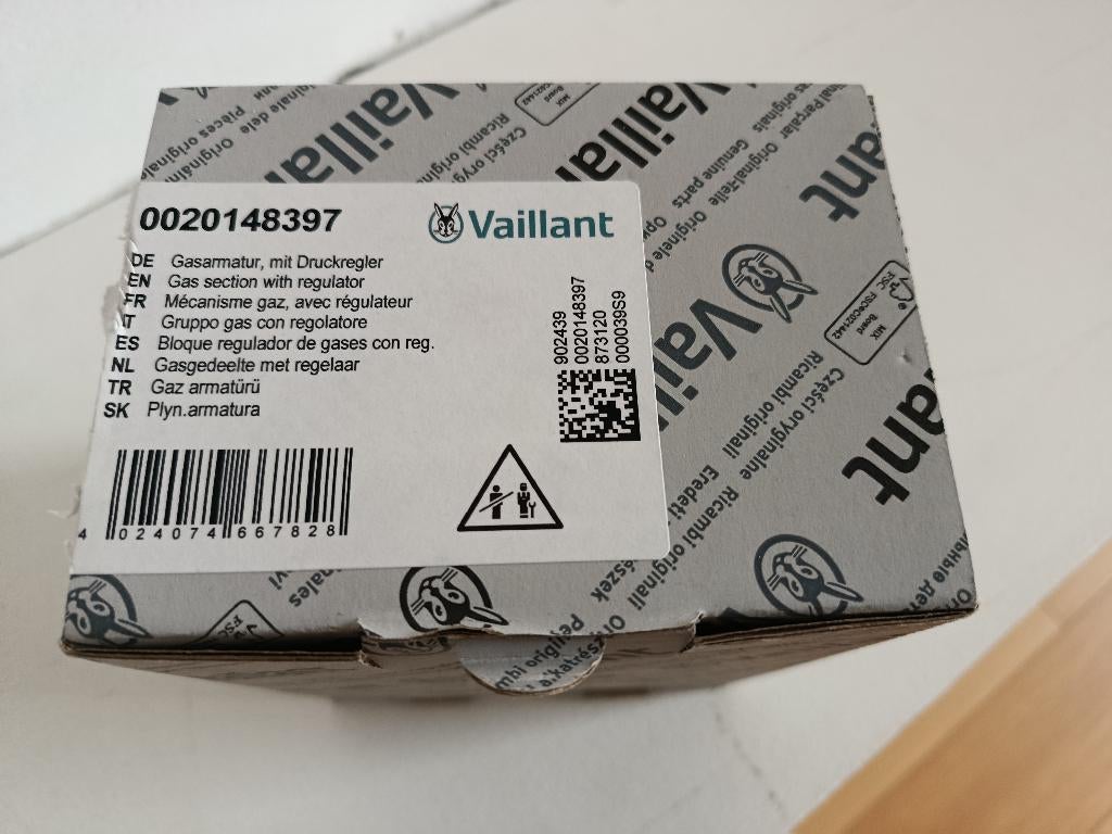 VAILLANT ECOTEC PLUS GASMECHANISME MET REGELAAR, Ophalen of Verzenden, Nieuw