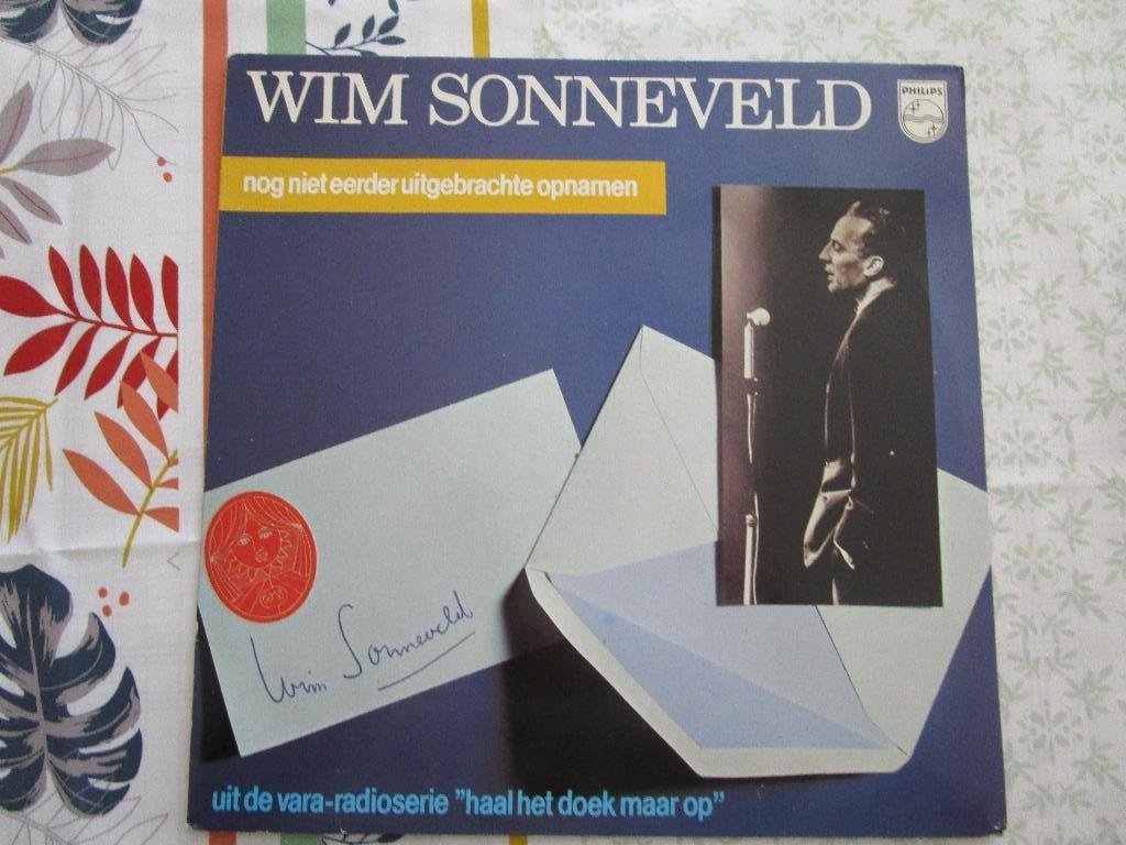 WIM SONNEVELD = HAAL HET DOEK MAAR OP(ONUITGEGEVEN) = LP, Inclusief binnenhoes, Ophalen of Verzenden, Zo goed als nieuw, Levenslied of Smartlap