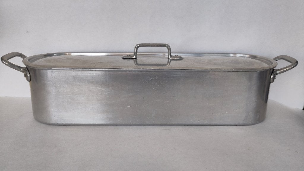 Bouilloire/poissonnière Tournus France 60 cm avec support, Maison & Meubles, Cuisine | Casseroles & Poêles, Enlèvement, Utilisé